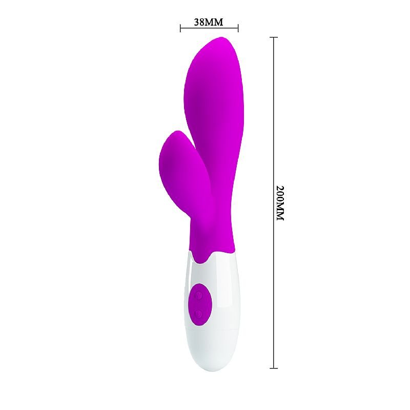 Vibrador de ponto G e clitóris - Newman - Dupla Estimulação - Pretty Love