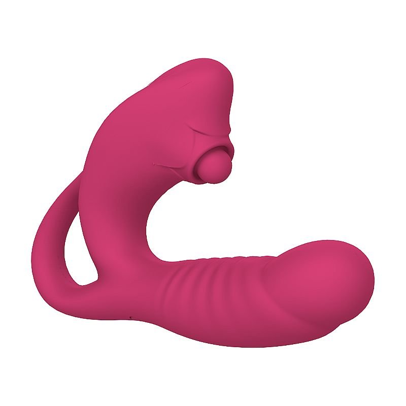 Vibrador de Ponto G e clitóris - Pink