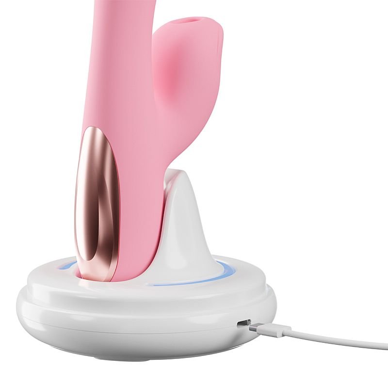 Vibrador de Ponto G e Clitóris / Pulsação com Case Recarregável - Little Fox 18,5 x 3,2cm