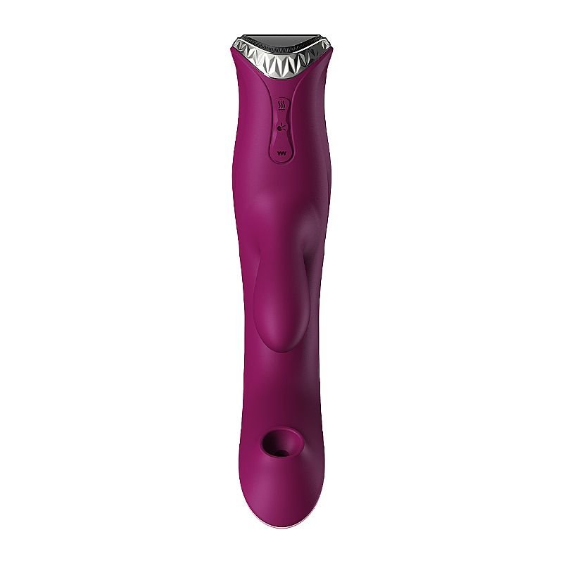 Vibrador de Ponto G e Clitóris / Pulsação - Com tela de LCD e Recarregável - Verde