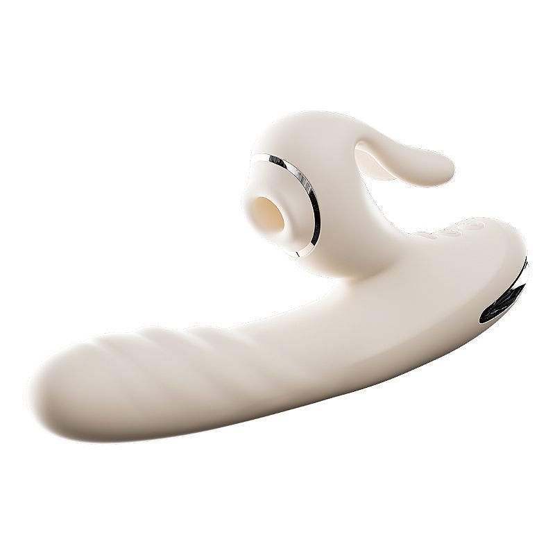 Vibrador de Ponto G e Clitóris / Pulsação com Vai e Vem / Aquecimento - 21,2 x 3,1cm - App