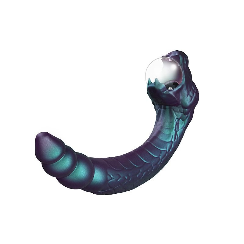 Vibrador de Ponto G e Clitóris - Rattle Snake - Blush
