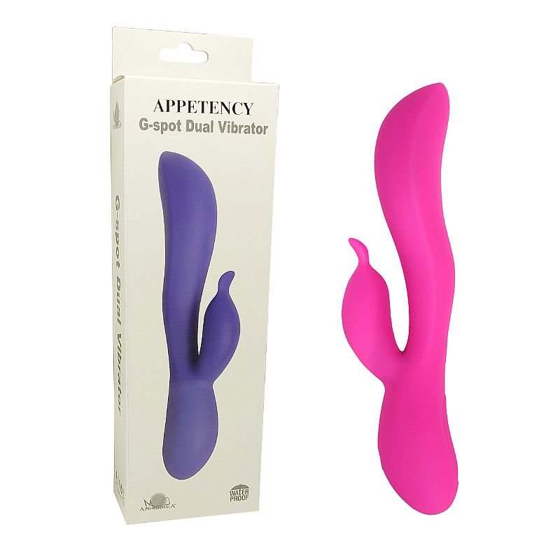 Vibrador de Ponto G e Clitóris - Recarregável - Aphrodisia - Pink