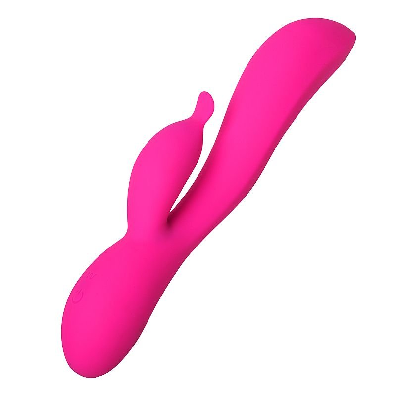 Vibrador de Ponto G e Clitóris - Recarregável - Aphrodisia - Pink