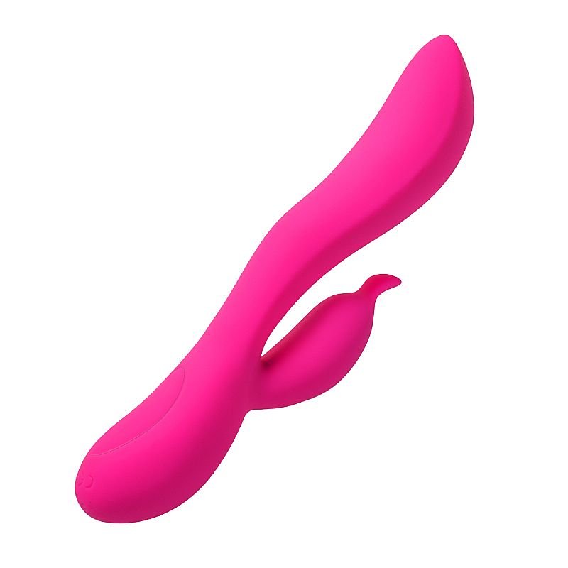 Vibrador de Ponto G e Clitóris - Recarregável - Aphrodisia - Pink