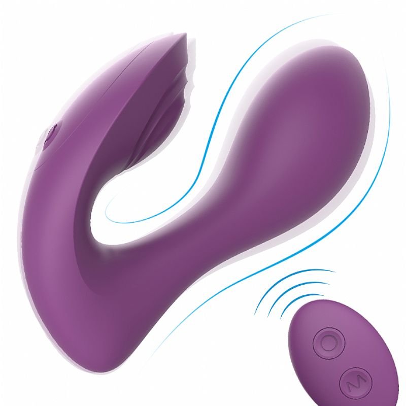 Vibrador de Ponto G e clitóris - Recarregável - Orchid