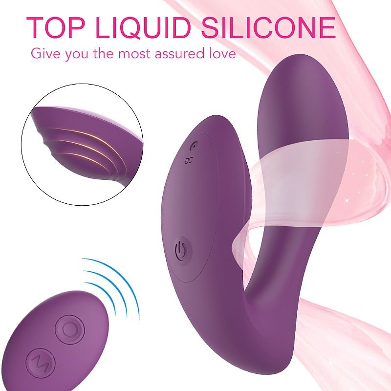 Vibrador de Ponto G e clitóris - Recarregável - Orchid