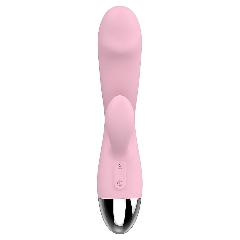 Vibrador de Ponto G e Clitóris - Recarregável - Rosa