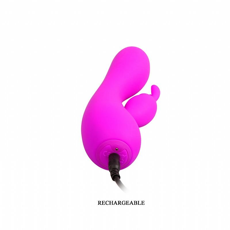Vibrador de ponto G e clitóris - Recarregável - Stanley - Pretty Love
