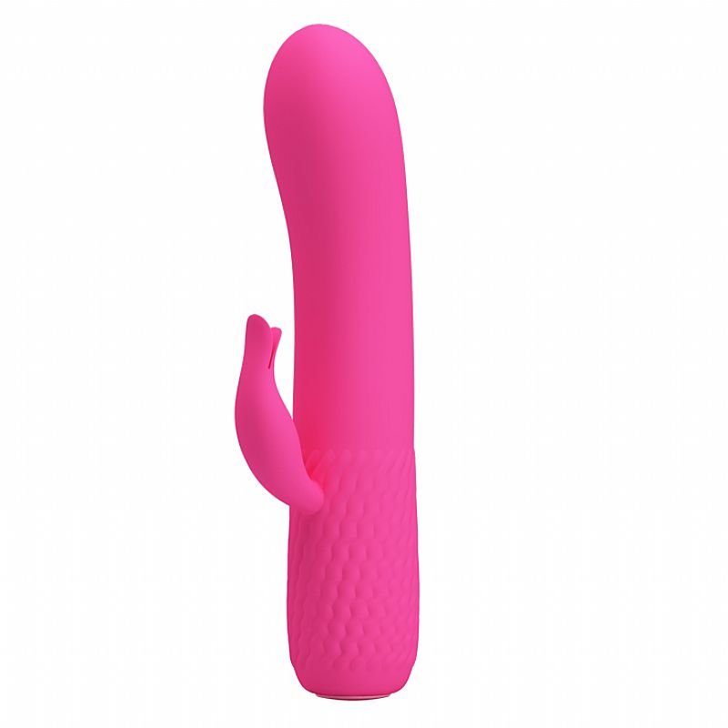 Vibrador de Ponto G e Clitóris - Recarregável - Tim - Pretty Love - Roxo