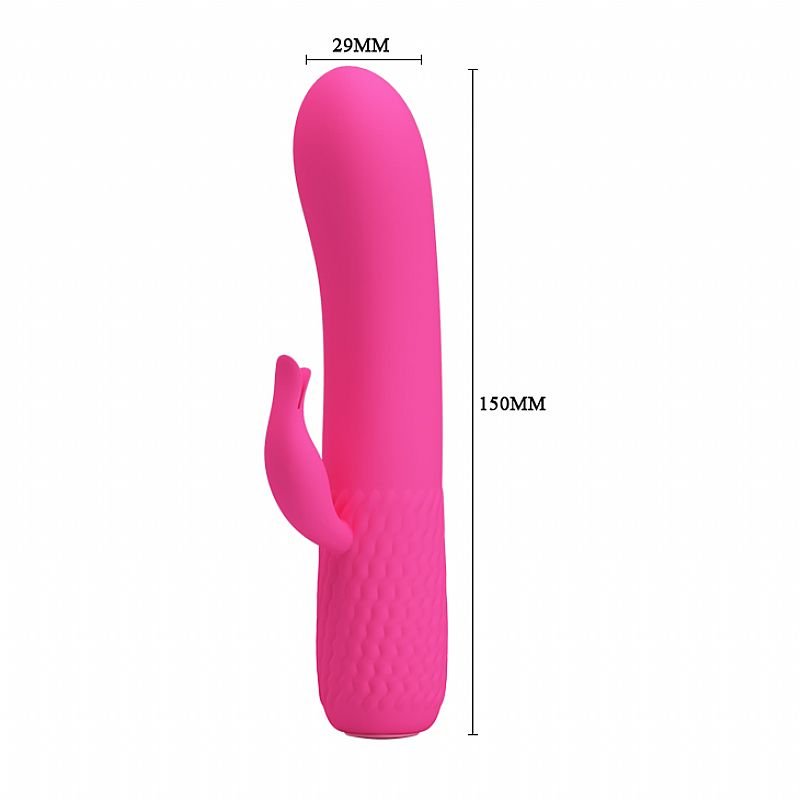 Vibrador de Ponto G e Clitóris - Recarregável - Tim - Pretty Love - Roxo