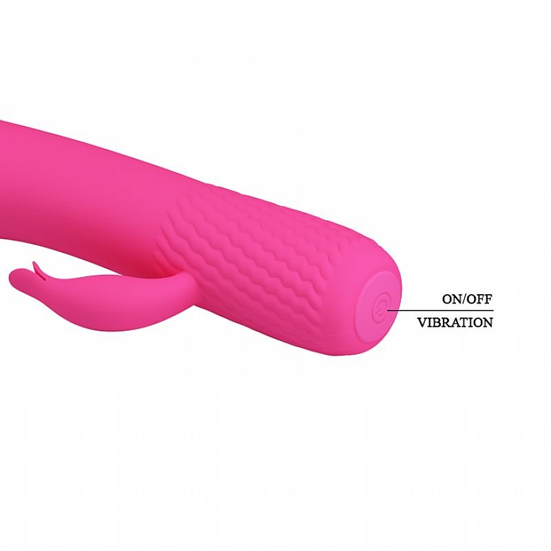 Vibrador de Ponto G e Clitóris - Recarregável - Tim - Pretty Love - Roxo