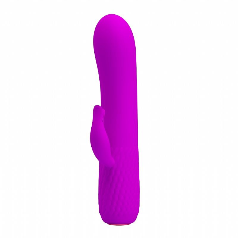 Vibrador de Ponto G e Clitóris - Recarregável - Tim - Pretty Love - Roxo