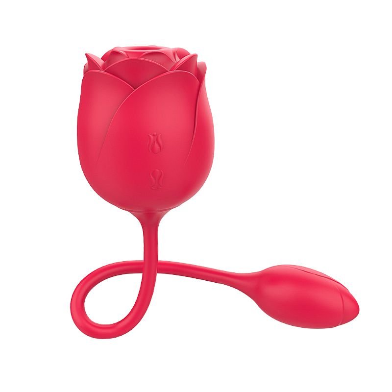 Vibrador de Ponto G e Clitóris - Rosa Immortal flower - S-Hande