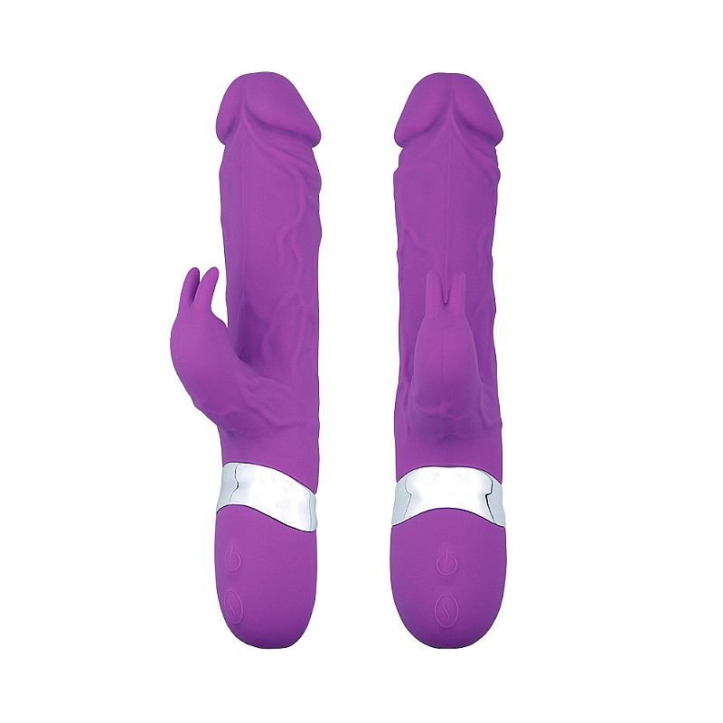 Vibrador de Ponto G e clitóris - Roxo
