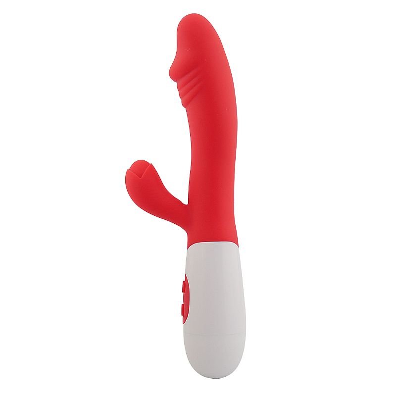 Vibrador de Ponto G e Clitóris - Sime - Á Pilhas - Pink