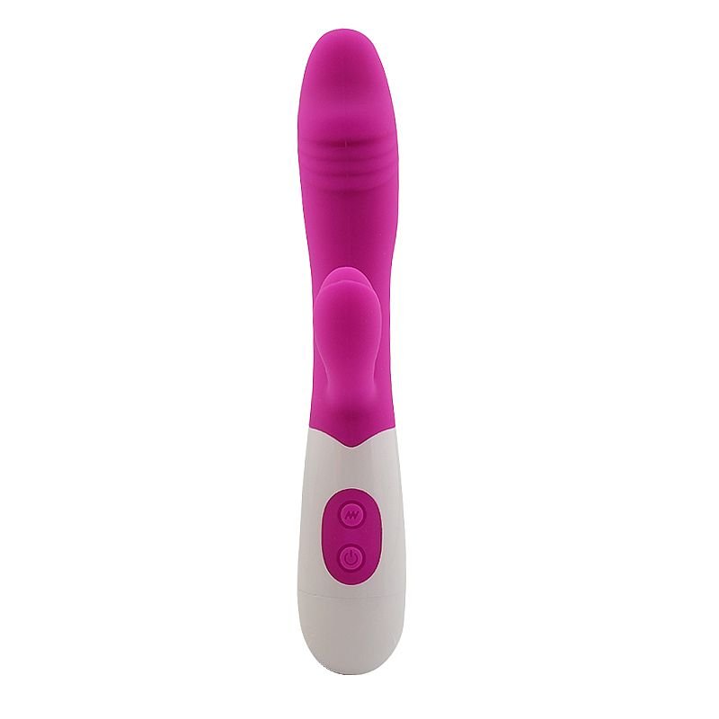 Vibrador de Ponto G e Clitóris - Sime - Á Pilhas - Pink