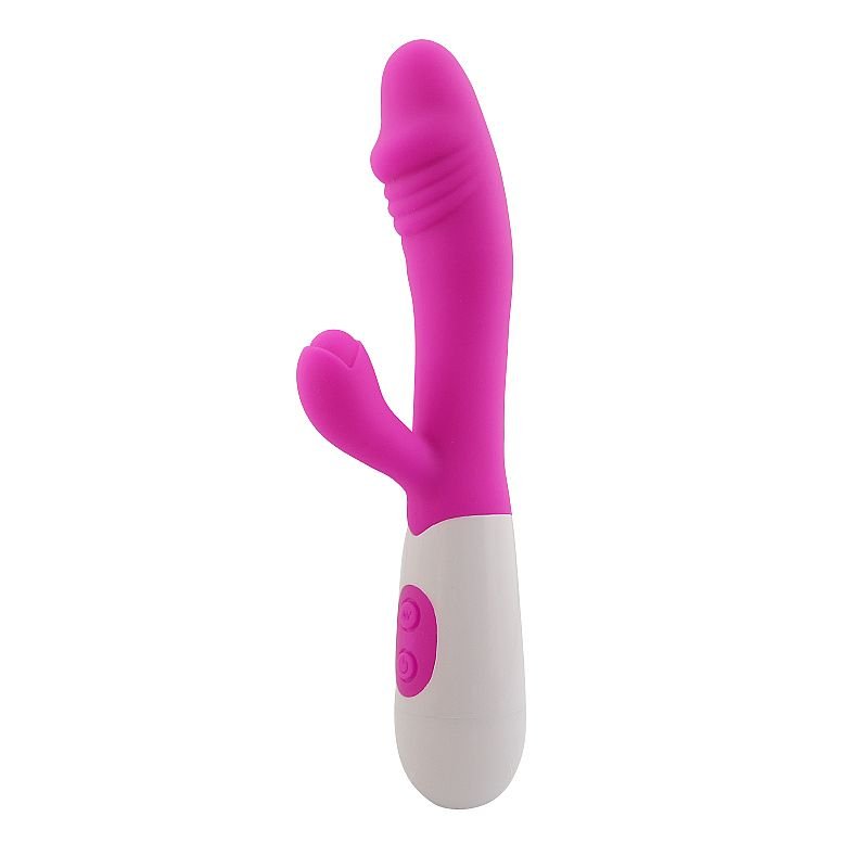 Vibrador de Ponto G e Clitóris - Sime - Á Pilhas - Pink