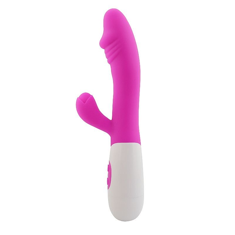Vibrador de Ponto G e Clitóris - Sime - Á Pilhas - Pink