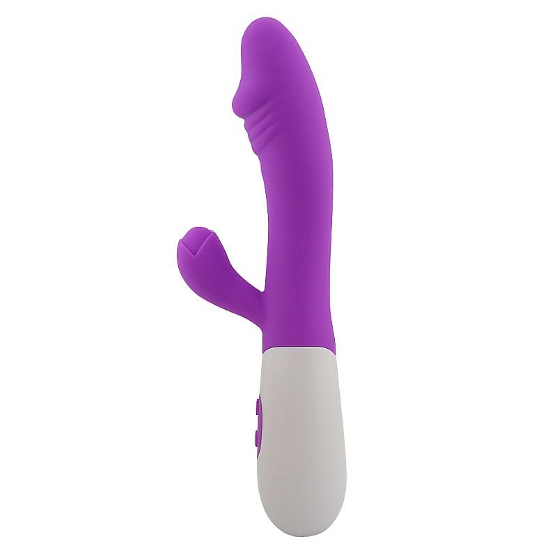Vibrador de Ponto G e Clitóris - Sime - Á Pilhas - Pink