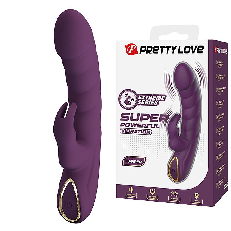 Vibrador de Ponto G e Clitóris - Super Powerful - Pretty Love