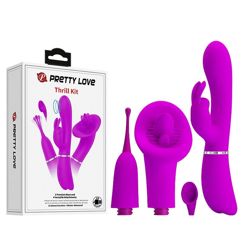 Vibrador de Ponto G e Clitóris - Thrill Kit - Pretty Love