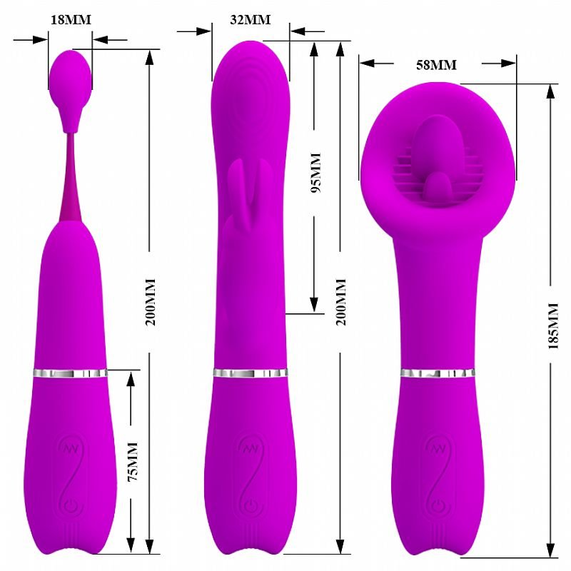 Vibrador de Ponto G e Clitóris - Thrill Kit - Pretty Love