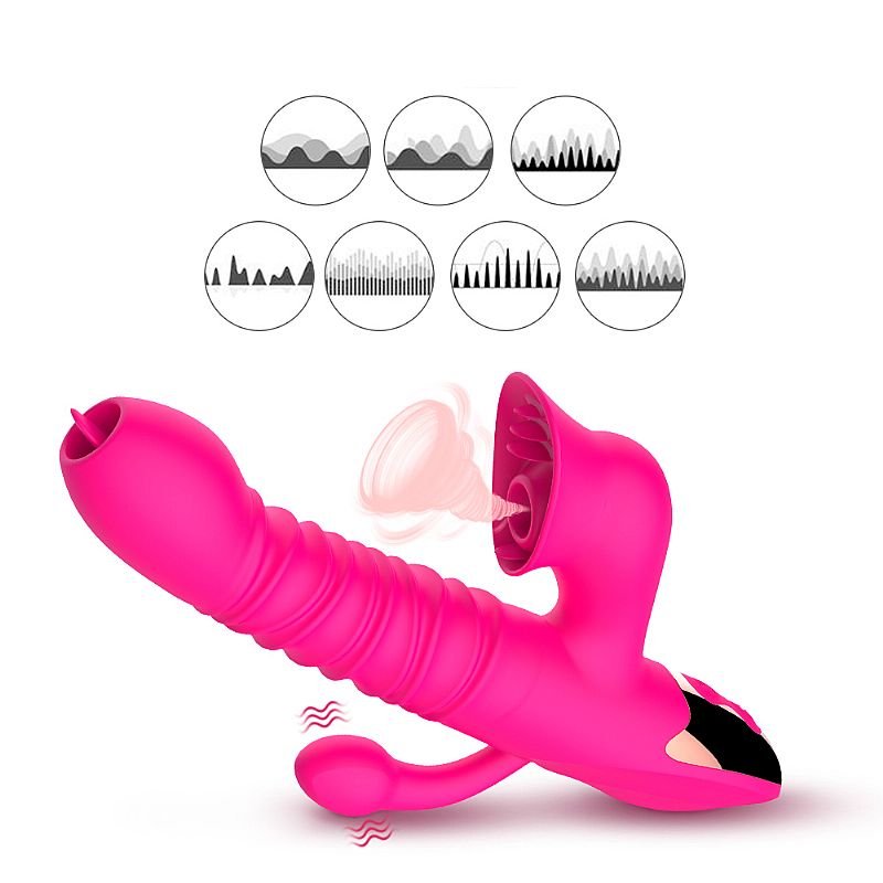 Vibrador de Ponto G e Clitóris - Vai e Vem - Dibe