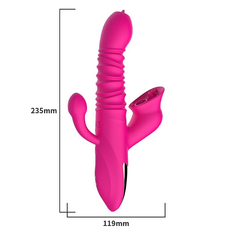 Vibrador de Ponto G e Clitóris - Vai e Vem - Dibe