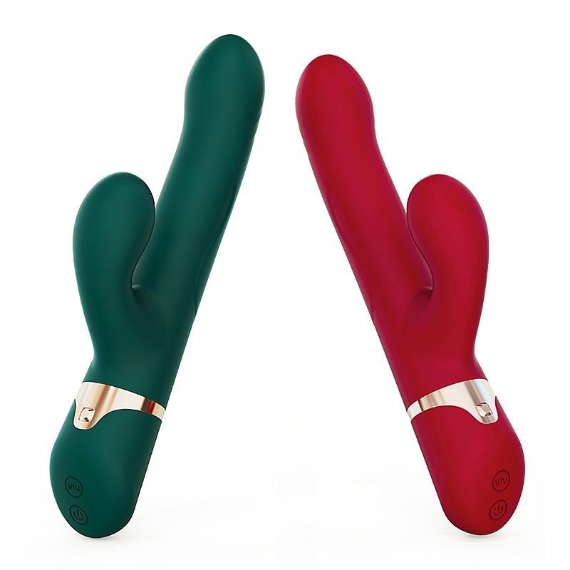 Vibrador de Ponto G e clitóris - Vai e vem - Lucas - Verde