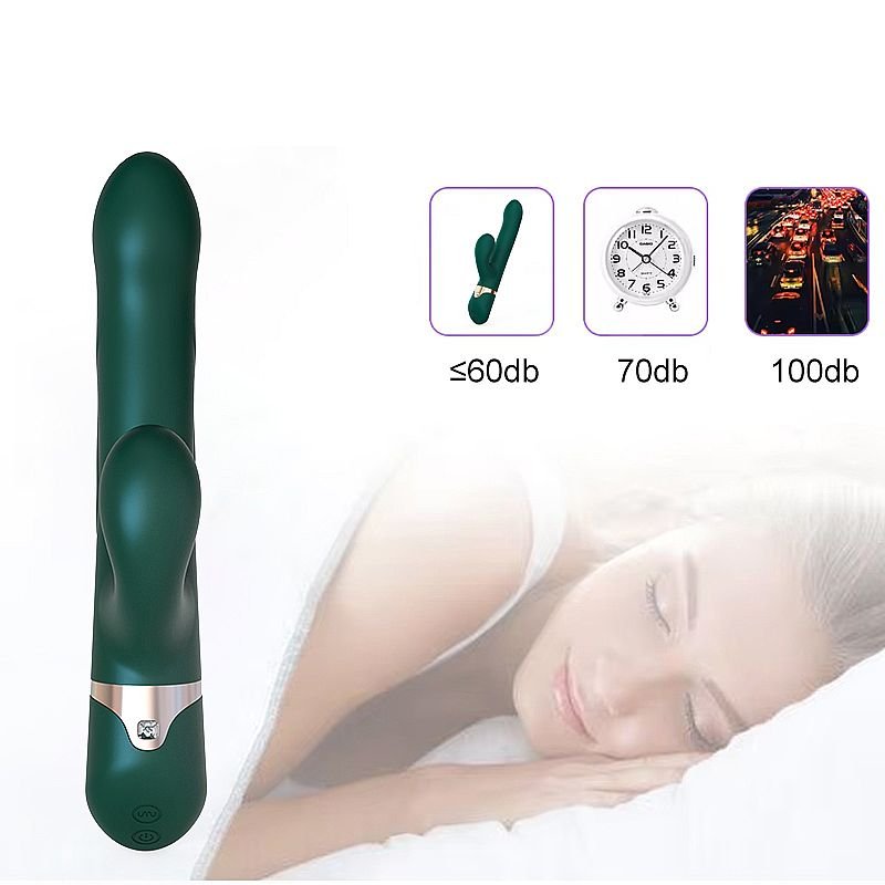 Vibrador de Ponto G e clitóris - Vai e vem - Lucas - Verde