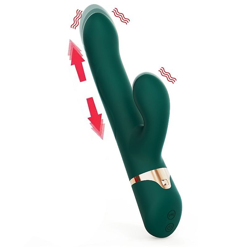 Vibrador de Ponto G e clitóris - Vai e vem - Lucas - Vermelho