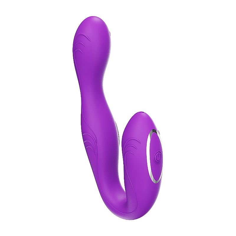 Vibrador de Ponto G e Clitóris - via APP - À Longa Distância - Rosa