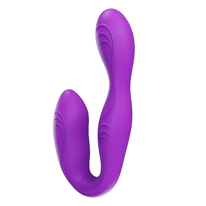 Vibrador de Ponto G e Clitóris - via APP - À Longa Distância - Rosa