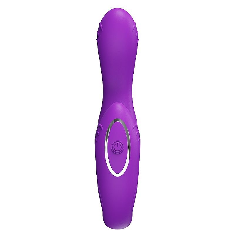 Vibrador de Ponto G e Clitóris - via APP - À Longa Distância - Roxo
