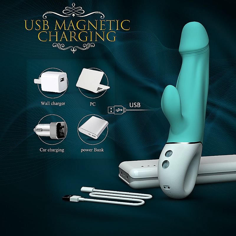 Vibrador de Ponto G e clitóris - Wave - S-hande - Azul