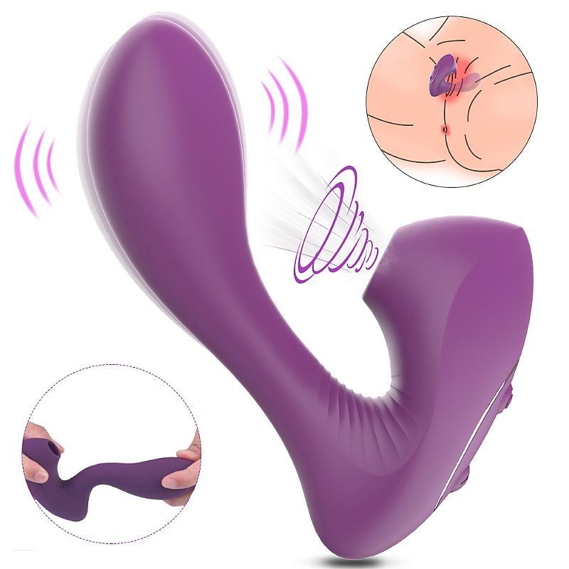 Vibrador de Ponto G e Clitóris - Wistaria - S-Hande