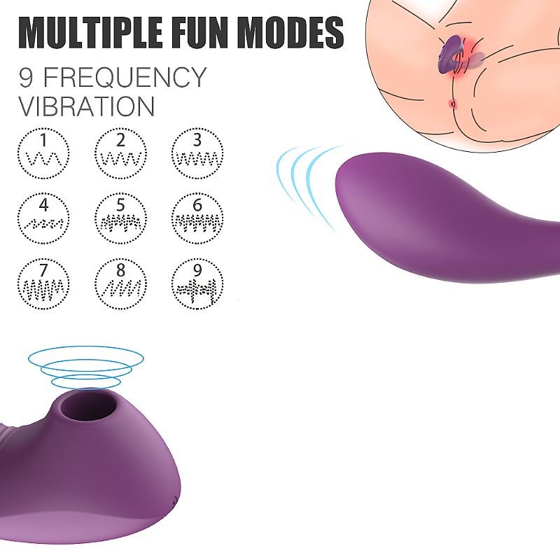 Vibrador de Ponto G e Clitóris - Wistaria - S-Hande