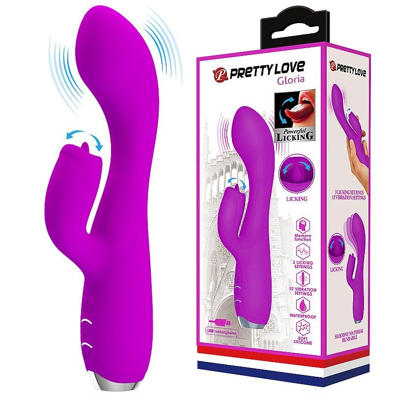 Vibrador de ponto G e de clitóris - Gloria - Pretty Love