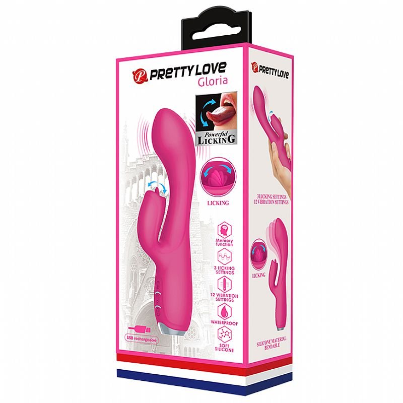 Vibrador de ponto G e de clitóris - Gloria - Pretty Love