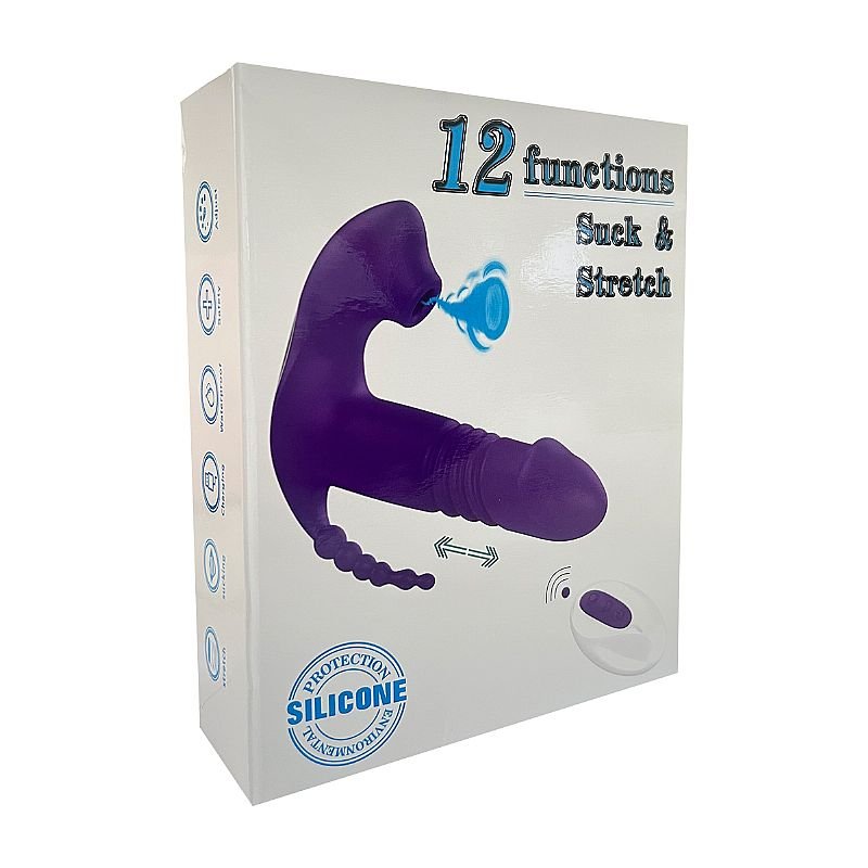 Vibrador de ponto G e Pulsação com Vai e Vem - com Controle Remoto - Pink