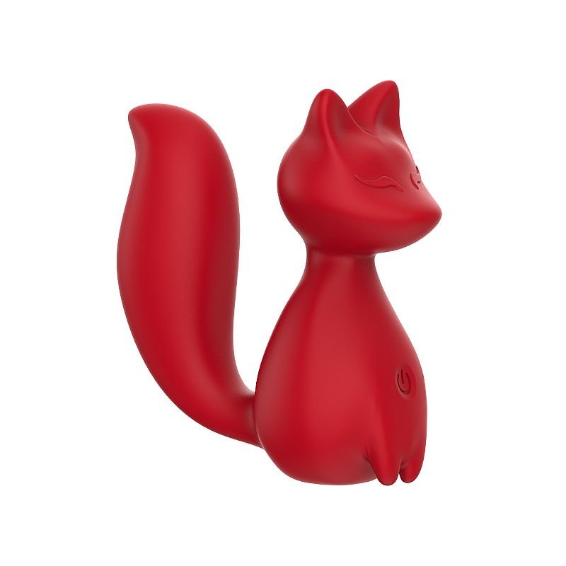 Vibrador de Ponto G em Silicone Líquido - Formato de Raposa - Fox Elliot - Pink