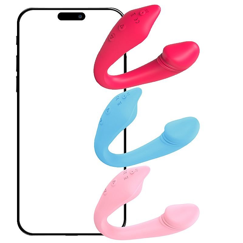 Vibrador de Ponto G Flexível - Via APP