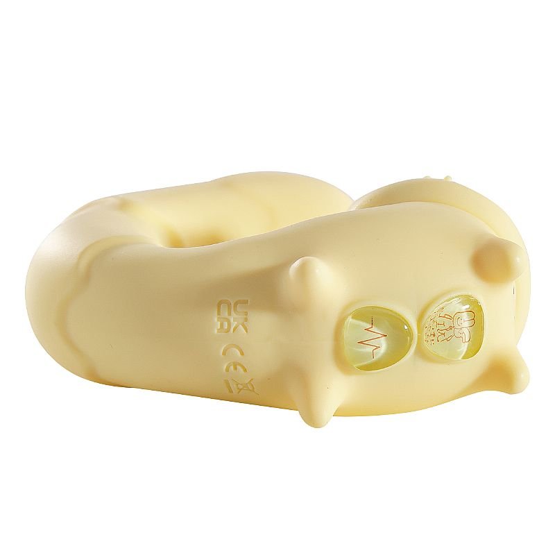Vibrador de Ponto G - Formato de Gato Amarelo