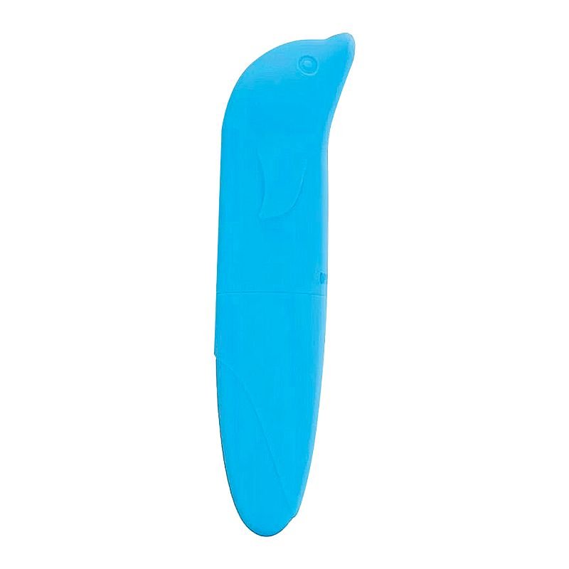 Vibrador de Ponto G - Golfinho Aveludado - Azul Tiffany
