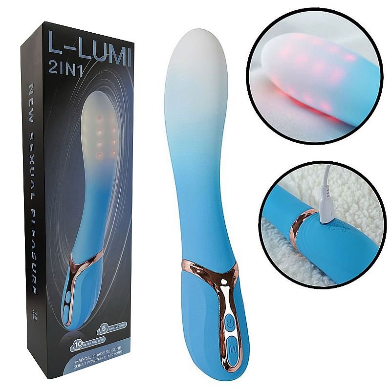 Vibrador de Ponto G / Iluminação de Led - 21,8x3,6