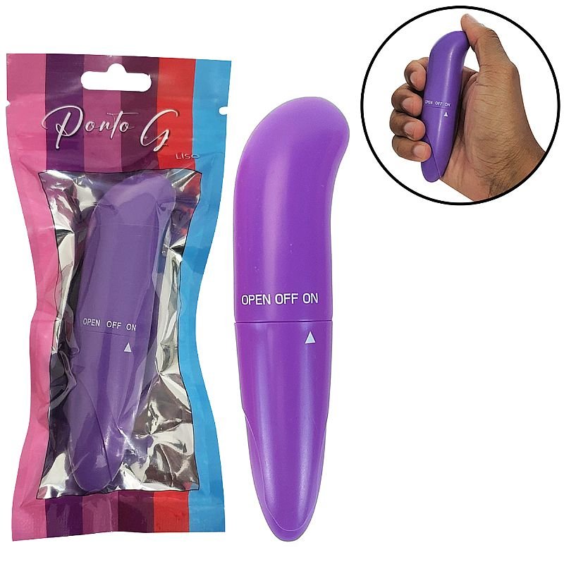 Vibrador de Ponto G - Liso - Roxo