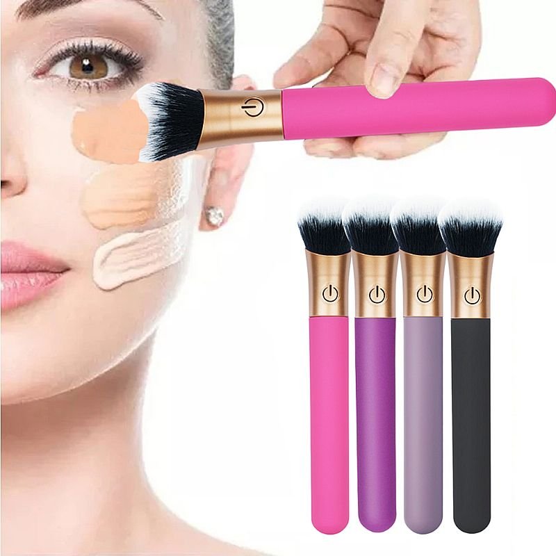 Vibrador de Ponto G - Pincel de Blush - Lilás