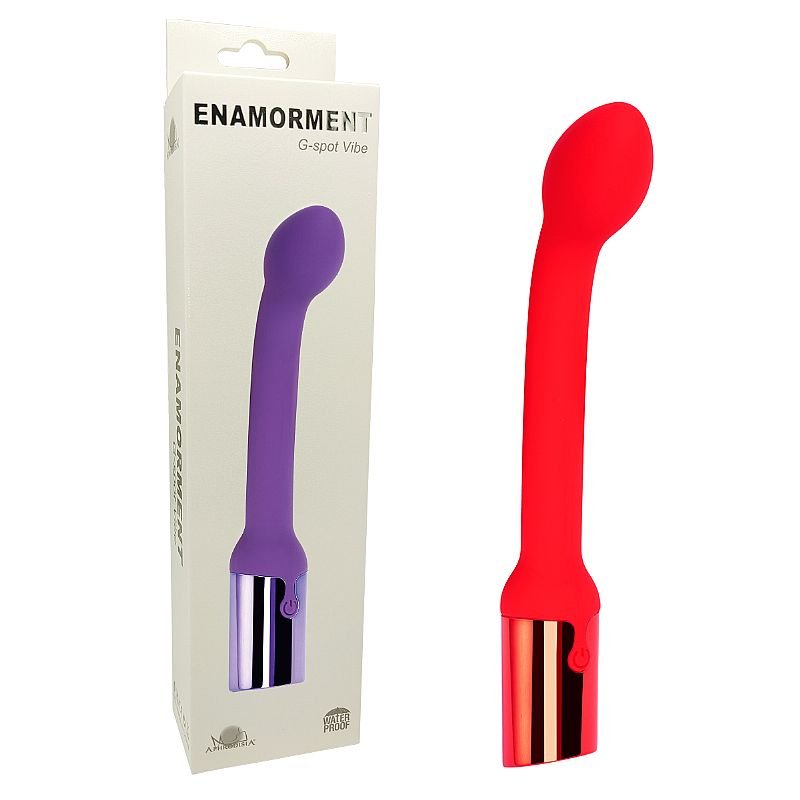 Vibrador de Ponto G - Recarregável - Aphrodisia - Vermelho