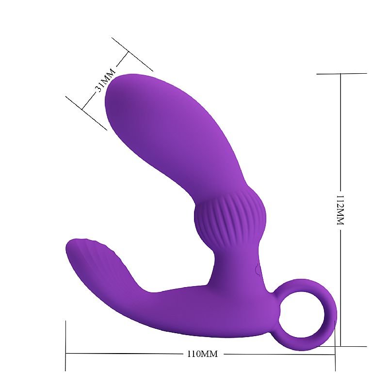 Vibrador de Ponto G / Recarregável - Cayla - Pretty Love - Preto